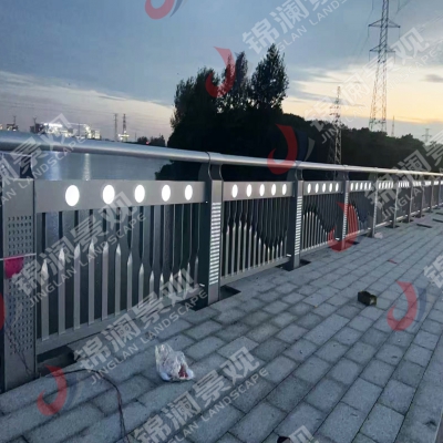 鋁合金橋梁人行道欄桿景觀亮化